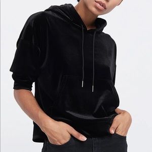 Black Velvet Hoodie